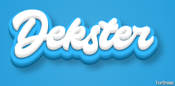 Dekster Текстовый эффект