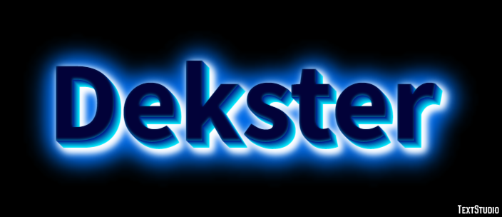Dekster Текстовый эффект