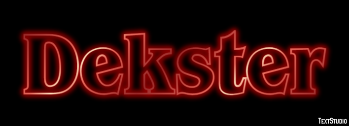 Dekster Текстовый эффект