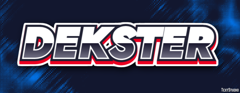 Dekster Текстовый эффект