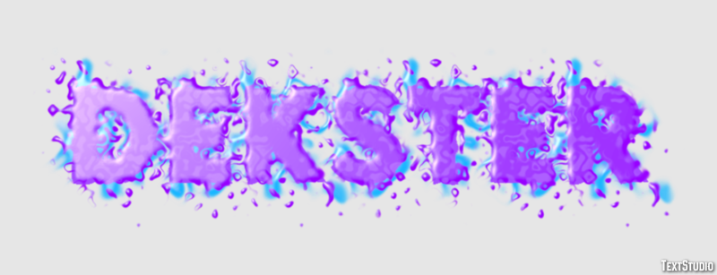 Dekster Текстовый эффект