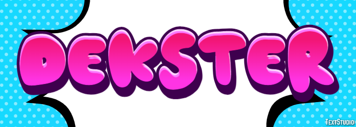 Dekster Текстовый эффект