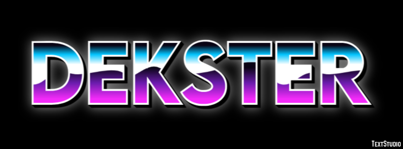 Dekster Текстовый эффект