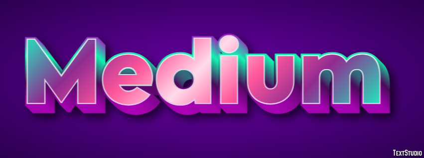Medium Texteffekt