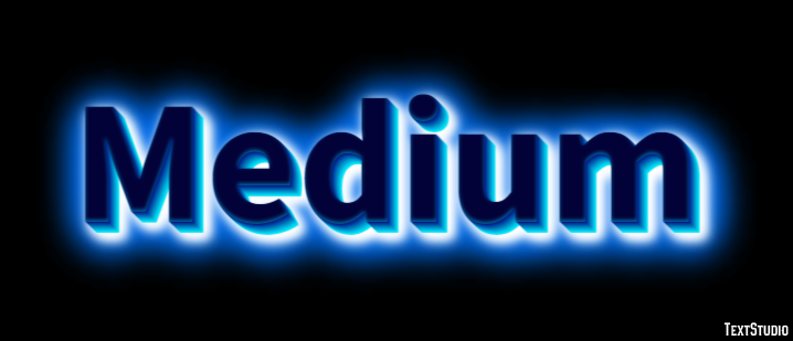 Medium Texteffekt