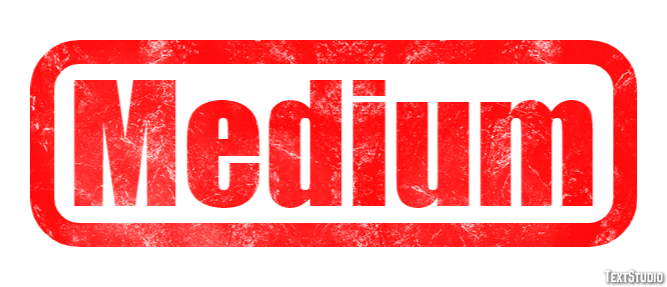 Medium Texteffekt