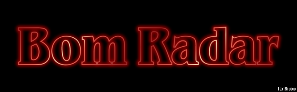 Bom Radar Effetto testo
