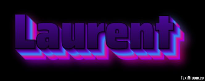 Laurent Efecto de Texto