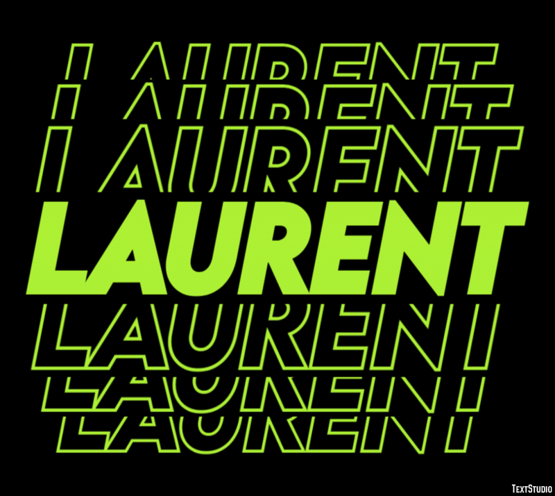 Laurent Texteffekt