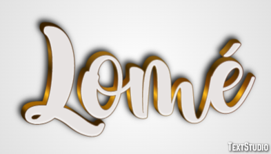 Lomé Efecto de Texto