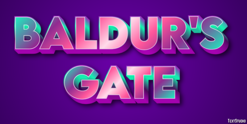 Baldur's Gate Metin efekti