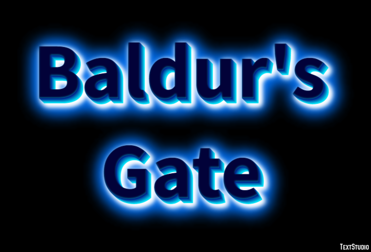 Baldur's Gate Metin Efekti