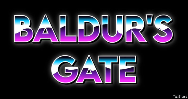 Baldur's Gate Metin efekti
