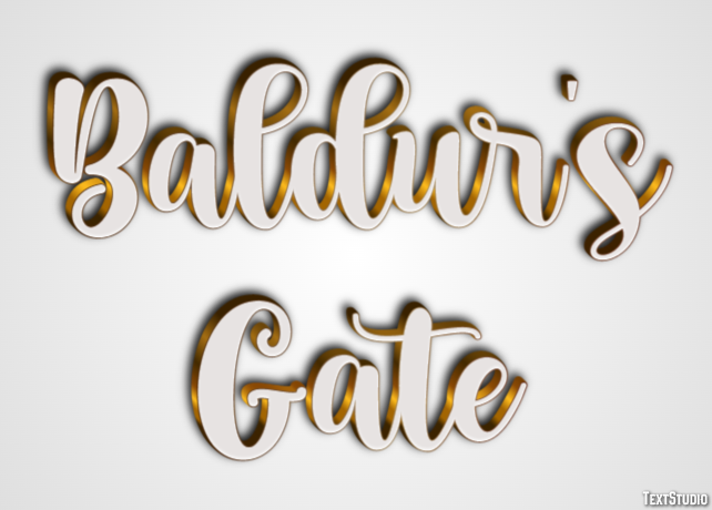 Baldur's Gate Metin Efekti