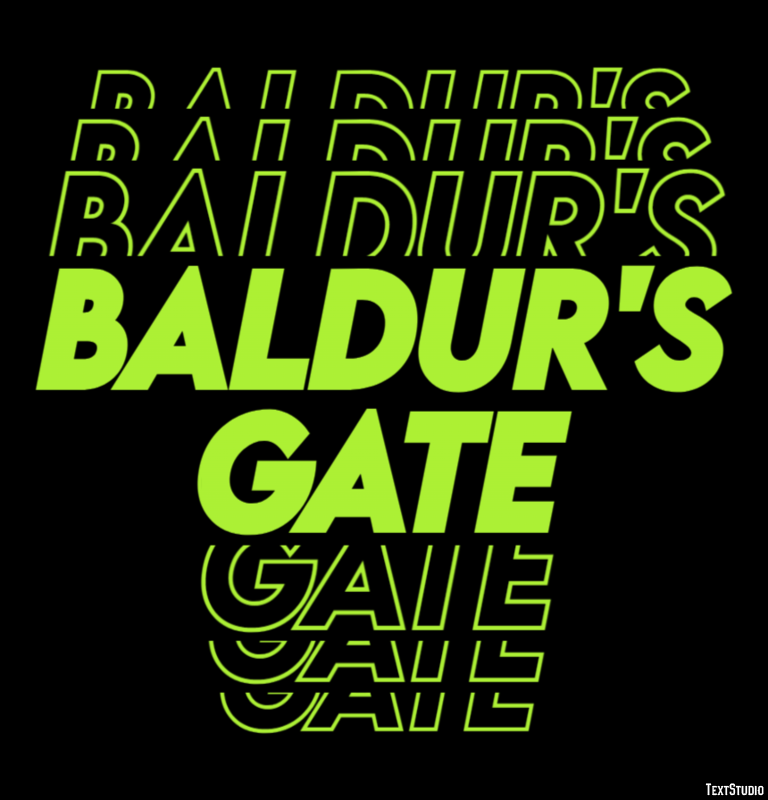 Baldur's Gate Metin Efekti