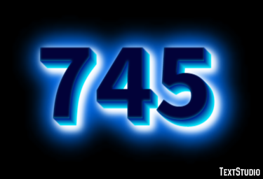 745 Efecto de Texto
