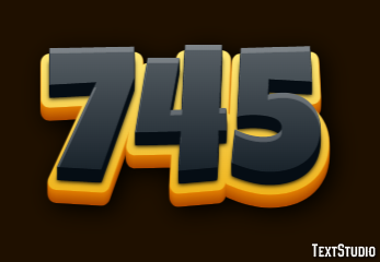 745 Efecto de Texto