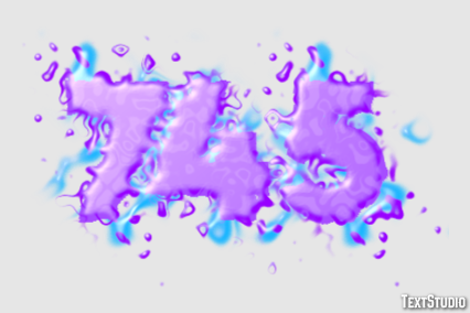 745 Efecto de Texto
