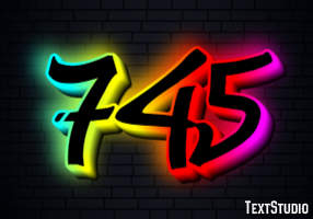 745 Texteffekt