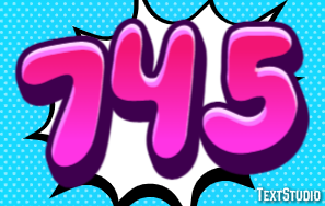 745 Efecto de Texto