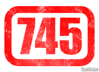 745 Efecto de Texto