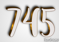 745 Efecto de Texto