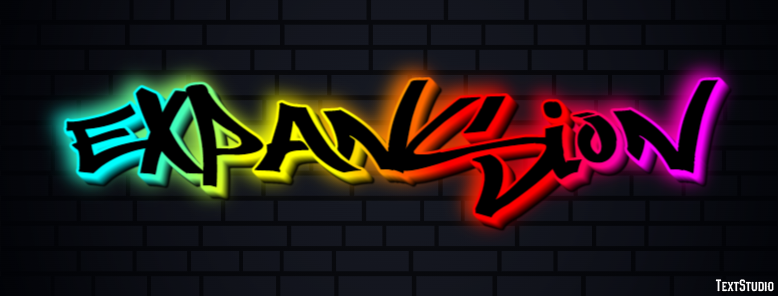 Expansion Text Effect