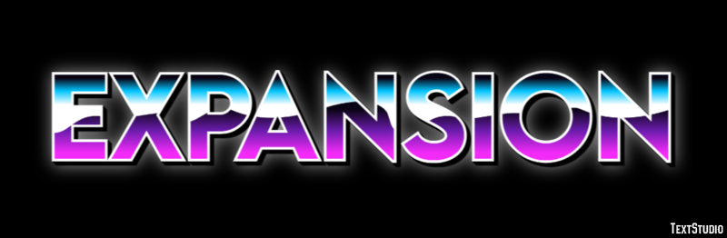 Expansion Text Effect