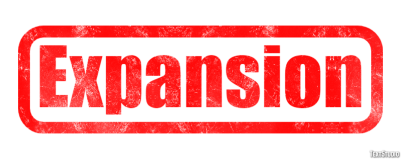Expansion Text Effect