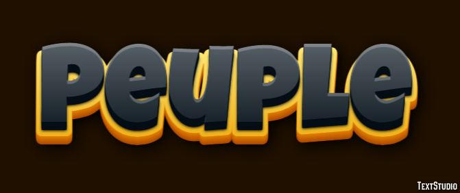 Peuple Effet de Texte