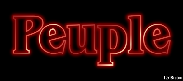 Peuple Effet de Texte