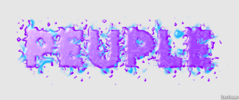 Peuple Effet de Texte