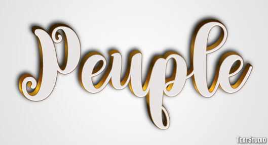 Peuple Effet de Texte