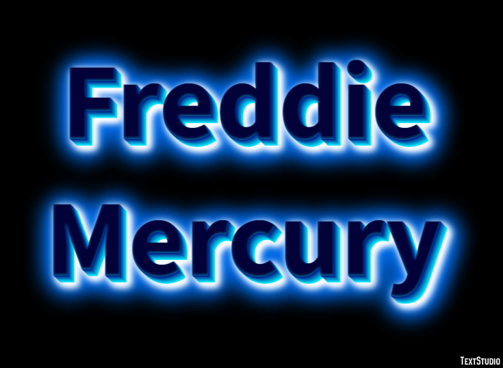 Freddie Mercury Text Effect