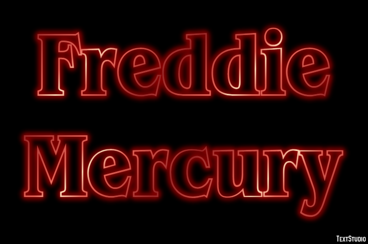 Freddie Mercury Text Effect