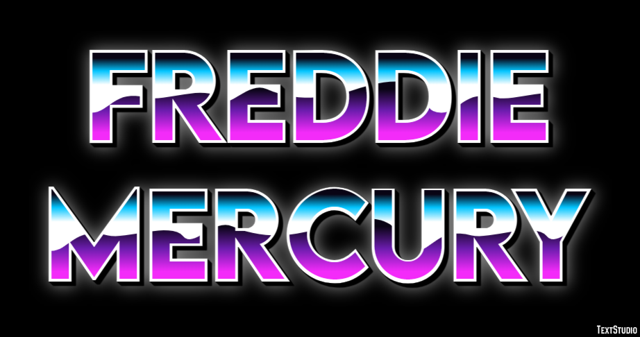 Freddie Mercury Text Effect
