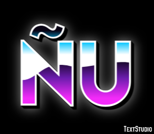 Ñu Efecto de texto