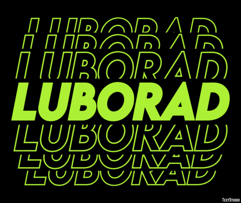 Luborad Efekt tekstowy