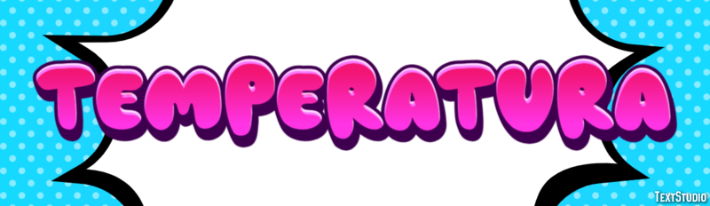 Temperatura Efeito de texto
