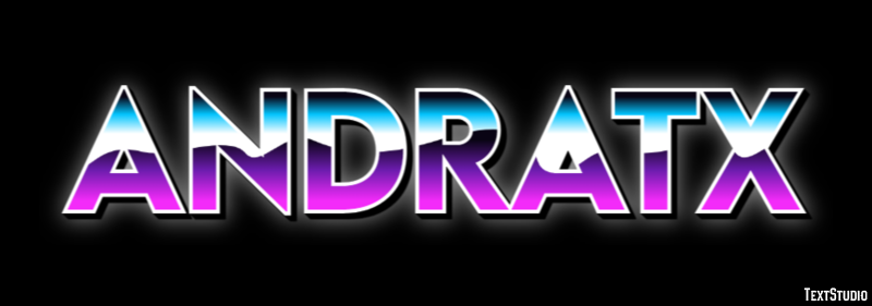 Andratx Эффект текста