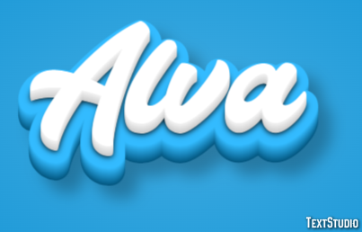 Alva Texteffekt