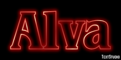Alva Text Effect