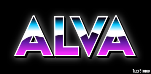 Alva Text Effect