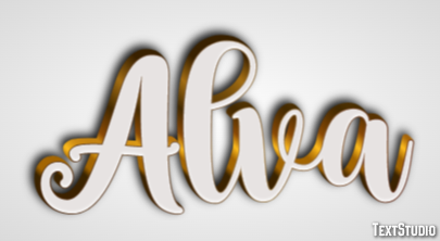 Alva Text effect