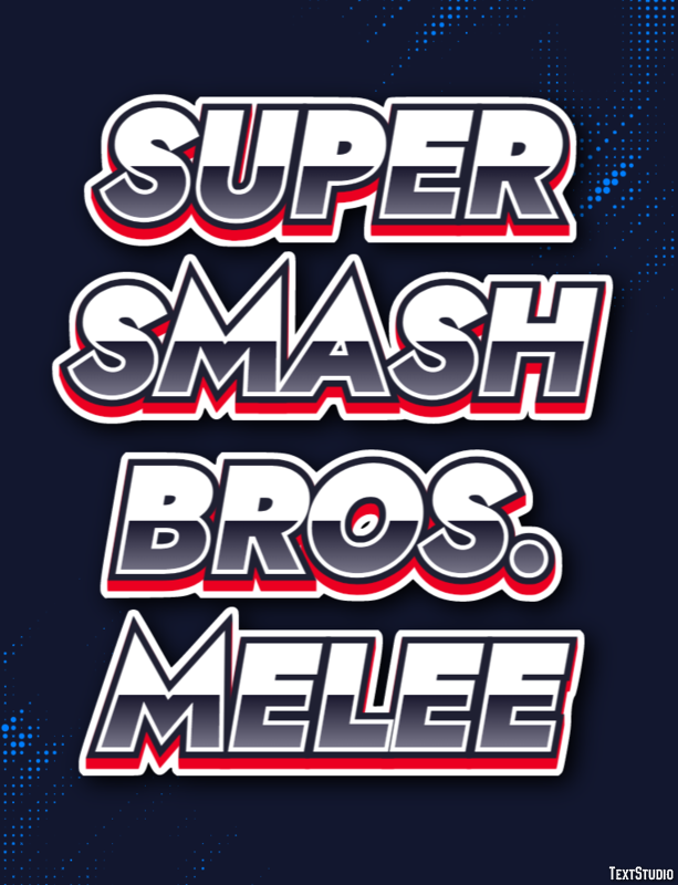 Super Smash Bros. Melee Effet de Texte