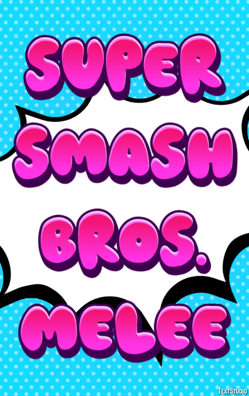 Super Smash Bros. Melee Effet de Texte