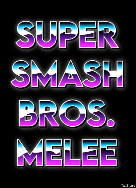 Super Smash Bros. Melee Effet de Texte