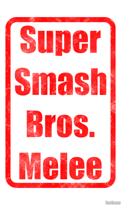 Super Smash Bros. Melee Effet de Texte