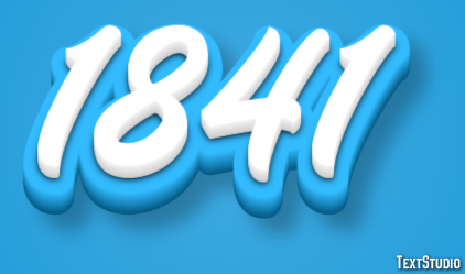 1841 Efecto de Texto
