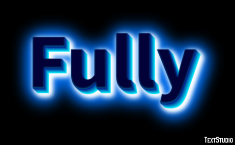 Fully Text effect